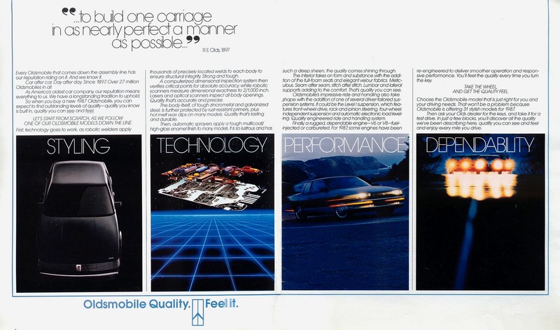 1987 Oldsmobile Full-Size Brochure Page 12